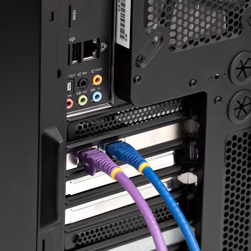 StarTech.com 2 prievadų Gigabit PCIe tinklo adapterio kortelė, 10/100/1000Mbps PCI Express NIC, dvigubas Realtek RTL8111H, veikia su Windows ir Linux, TAA atitinka