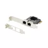 StarTech.com 2 prievadų Gigabit PCIe tinklo adapterio kortelė, 10/100/1000Mbps PCI Express NIC, dvigubas Realtek RTL8111H, veikia su Windows ir Linux, TAA atitinka
