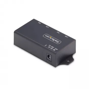 StarTech.com 2 prievadų Gigabit PoE+ įpurškiklis, 10/100/1000Mbps, PoE+ (802.3af/at), 30W, 1Gbps Ethernet, montuojamas ant sienos, nevaldomas maitinimas per Ethernet