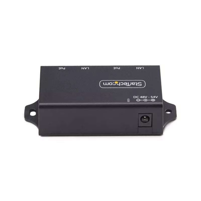 StarTech.com 2 prievadų Gigabit PoE+ įpurškiklis, 10/100/1000Mbps, PoE+ (802.3af/at), 30W, 1Gbps Ethernet, montuojamas ant sienos, nevaldomas maitinimas per Ethernet