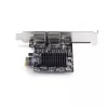 StarTech.com 2 prievadų 5G Gigabit PCIe tinklo adapterio kortelė, 5G/2.5G/1G/100M/10M PCI Express LAN kortelė, Realtek RTL8126, Windows ir Linux, TAA atitikmuo