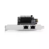 StarTech.com 2 prievadų 5G Gigabit PCIe tinklo adapterio kortelė, 5G/2.5G/1G/100M/10M PCI Express LAN kortelė, Realtek RTL8126, Windows ir Linux, TAA atitikmuo