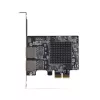 StarTech.com 2 prievadų 5G Gigabit PCIe tinklo adapterio kortelė, 5G/2.5G/1G/100M/10M PCI Express LAN kortelė, Realtek RTL8126, Windows ir Linux, TAA atitikmuo