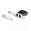 StarTech.com 2 prievadų 5G Gigabit PCIe tinklo adapterio kortelė, 5G/2.5G/1G/100M/10M PCI Express LAN kortelė, Realtek RTL8126, Windows ir Linux, TAA atitikmuo