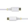StarTech.com 10ft (3m) Premium sertifikuotas didelės spartos HDMI laidas, 4K 60Hz/1440p 144Hz, HDR10/HDCP 2.2/ARC, 18Gbps, UHD HDMI 2.0 laidas TV/monitoriui/ekranui, TPE apvalkalas, baltas