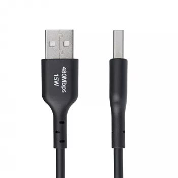 StarTech.com USB-A į USB-C įkrovimo laidas 2m, 3A, USB 2.0, TPE apvalkalas - juodas