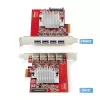 StarTech.com 4 prievadų USB-A PCIe kortelė, USB 3.2 10Gbps, PCI Express 3.0 plėtinio kortelė, 4 nepriklausomi USB valdikliai, Windows/Linux/macOS, TAA atitinkanti