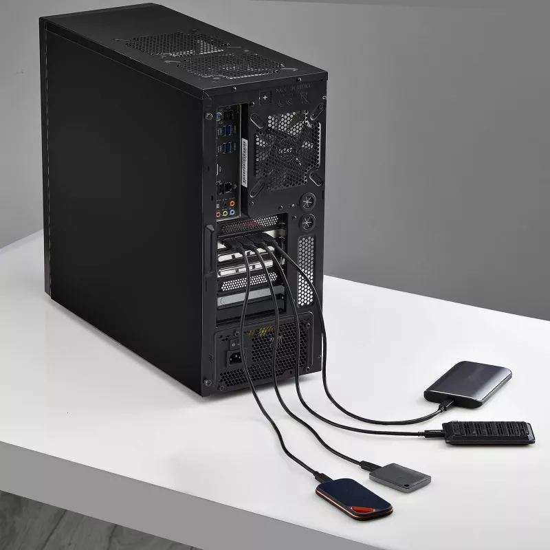 StarTech.com 4 prievadų USB-A PCIe kortelė, USB 3.2 10Gbps, PCI Express 3.0 plėtinio kortelė, 4 nepriklausomi USB valdikliai, Windows/Linux/macOS, TAA atitinkanti