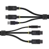 StarTech.com 1,8 m kombinuotas KVM laidas su dviem DisplayPort ir USB 5 Gbps, 4K 60 Hz, DP 1.2 / USB 3.0, universalus suderinamumas su dviejų monitorių KVM jungikliais