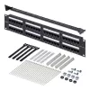 StarTech.com 48 prievadų 2U stovo skydelis Cat6, RJ45, UTP, 110 punch-down