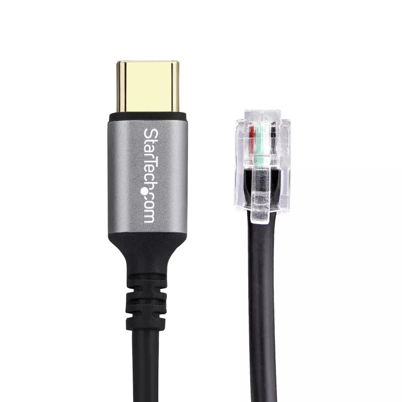 StarTech.com UR9-HEADSET-ADAPTER laido lyties keitiklis USB-C RJ-9 Juoda