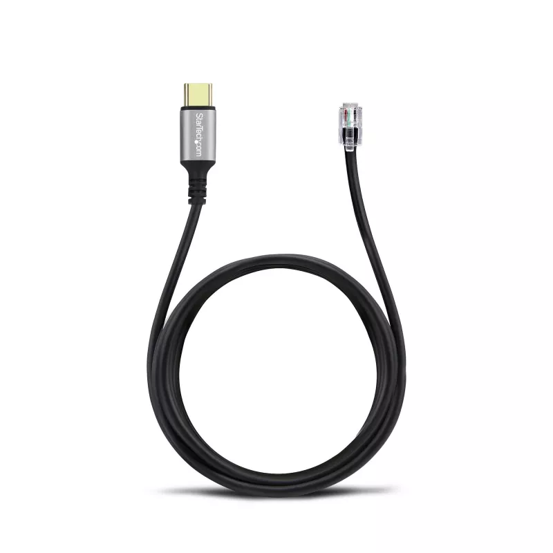 StarTech.com UR9-HEADSET-ADAPTER laido lyties keitiklis USB-C RJ-9 Juoda