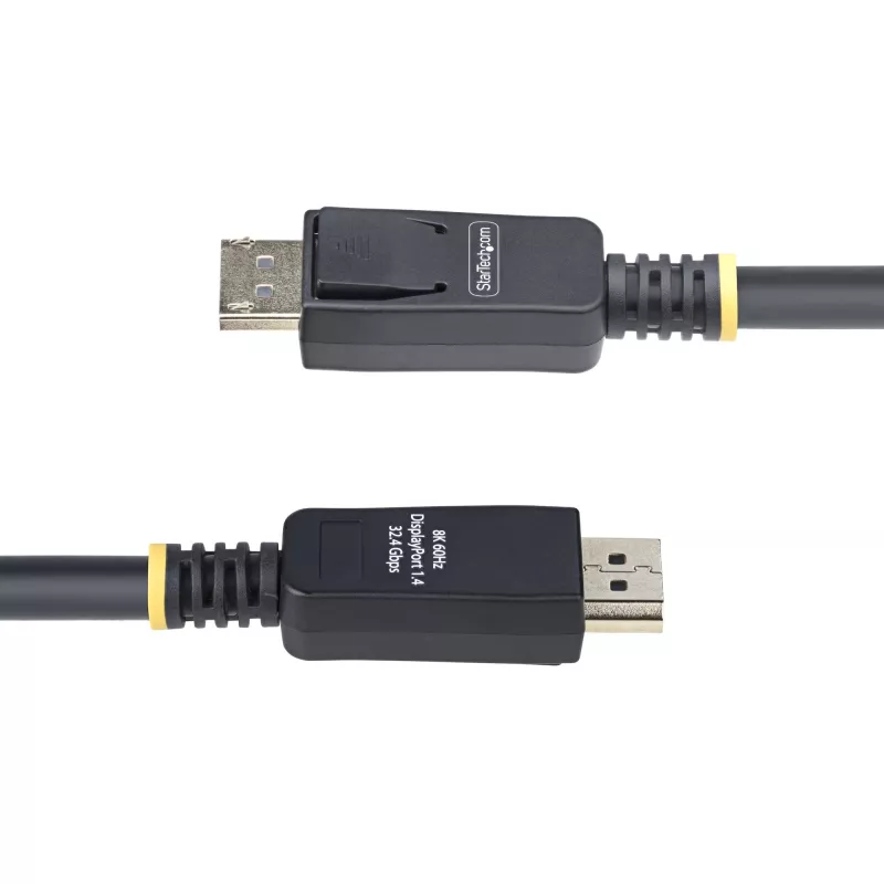 StarTech.com 10ft (3m) DisplayPort 1.4 ilginimo laidas, DP 1.4 prievado apsaugos laidas, 8K 60Hz, DP patinas į patelę ilginimo adapteris, DisplayPort ilginimo laidas, TPE apvalkalas, M/F