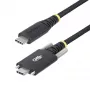 StarTech.com 10ft (3m) USB-C įkrovimo laidas, patvarus ir itin lankstus, su šoniniais fiksavimo varžtais, 240W (5A) PD EPR, USB 2.0 nešiojamojo kompiuterio įkrovimo laidas, USB-IF sertifikuotas, tvirtas USB-C įkrovimo laidas