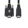 StarTech.com 10ft (3m) USB-C įkrovimo laidas, patvarus ir itin lankstus, su šoniniais fiksavimo varžtais, 240W (5A) PD EPR, USB 2.0 nešiojamojo kompiuterio įkrovimo laidas, USB-IF sertifikuotas, tvirtas USB-C įkrovimo laidas