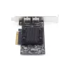 StarTech.com 2 prievadų PCIe 10Gb Ethernet tinklo plokštė, 10GbE tinklo sąsajos kortelė, Broadcom BCM57416 lustas, dviguba RJ45 10GBase-T/Gigabit, NIC kortelė, TAA