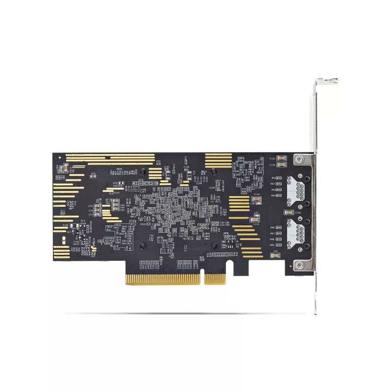 StarTech.com 2 prievadų PCIe 10Gb Ethernet tinklo plokštė, 10GbE tinklo sąsajos kortelė, Broadcom BCM57416 lustas, dviguba RJ45 10GBase-T/Gigabit, NIC kortelė, TAA