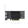 StarTech.com 2 prievadų PCIe 10Gb Ethernet tinklo plokštė, 10GbE tinklo sąsajos kortelė, Broadcom BCM57416 lustas, dviguba RJ45 10GBase-T/Gigabit, NIC kortelė, TAA
