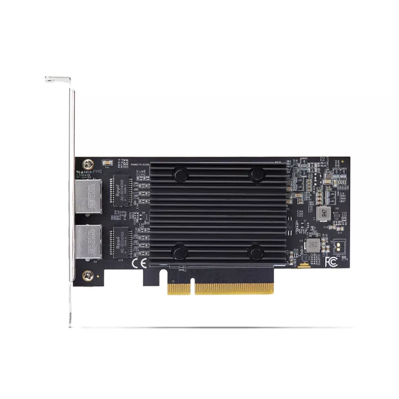 StarTech.com 2 prievadų PCIe 10Gb Ethernet tinklo plokštė, 10GbE tinklo sąsajos kortelė, Broadcom BCM57416 lustas, dviguba RJ45 10GBase-T/Gigabit, NIC kortelė, TAA
