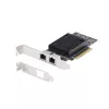 StarTech.com 2 prievadų PCIe 10Gb Ethernet tinklo plokštė, 10GbE tinklo sąsajos kortelė, Broadcom BCM57416 lustas, dviguba RJ45 10GBase-T/Gigabit, NIC kortelė, TAA