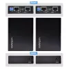 „StarTech.com“ VDSL2 Ethernet tiltų rinkinys per vieną porą laidų, iki 0,6 mylios (1 km) nuotolio LAN kartotuvas per telefono liniją/CAT5e/CAT6, iki 300 Mbps, pakeitimas 110VDSLEXTEU – TAA
