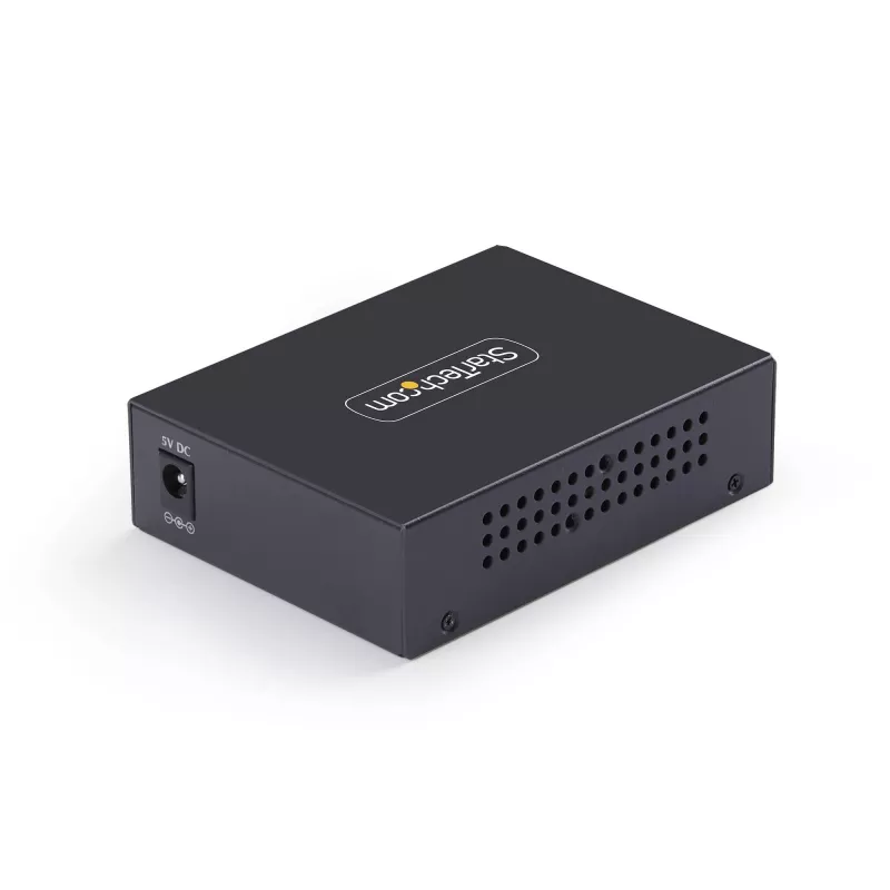 StarTech.com 10GbE daugiagreitis atviras SFP+ šviesolaidinis medijos keitiklis, 10G/5G/2.5G/1G/100M, varis į 10GBASE-X SFP+, vienmodis, daugiamodis, 16K milžiniški kadrai, TAA