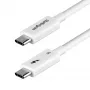 StarTech.com 1 m Thunderbolt 5 kabelis, 80 Gbps / iki 120 Gbps, 240 W PD, 8K 60 Hz, sertifikuotas Thunderbolt kabelis, suderinamas su Thunderbolt 4 / USB4 / USB-C - baltas