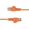 StarTech.com 3 m oranžinis plonas CAT6 Ethernet kabelis, apsaugotas nuo užkliuvimo, 100W PoE, UTP, LSZH, 28AWG gryna varinė viela, plonas RJ45 tinklo pataikymo laidas su įtempimo mažinimo elementais, individualiai išbandytas