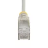 StarTech.com 7 m pilkas plonas CAT6 Ethernet kabelis, be užkablių, 100W PoE, UTP, LSZH, 28AWG gryna vario viela, plonas RJ45 tinklo jungiamasis laidas su įtempimo mažinimu, individualiai išbandytas