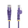 StarTech.com 10m purpurinis plonas CAT6 Ethernet kabelis, be užkliuvimų, 100W PoE, UTP, LSZH, 28AWG gryna varinė viela, plonas RJ45 tinklo laidinys su įtempimo mažinimo elementais, individualiai išbandytas