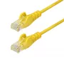 StarTech.com 10 m geltonas plonas CAT6 Ethernet kabelis, be užkliuvimų, 100W PoE, UTP, LSZH, 28AWG gryna varinė viela, plonas RJ45 tinklo jungiamasis laidas su įtempimo mažinimo elementais, individualiai išbandytas