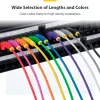 StarTech.com 10 m geltonas plonas CAT6 Ethernet kabelis, be užkliuvimų, 100W PoE, UTP, LSZH, 28AWG gryna varinė viela, plonas RJ45 tinklo jungiamasis laidas su įtempimo mažinimo elementais, individualiai išbandytas