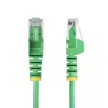 StarTech.com 15 m žalias plonas CAT6 Ethernet kabelis, be užkabinimų, 100W PoE, UTP, LSZH, 28AWG gryna varinė viela, plonas RJ45 tinklo jungiamasis laidas su atramomis, individualiai išbandytas