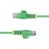 StarTech.com 15 m žalias plonas CAT6 Ethernet kabelis, be užkabinimų, 100W PoE, UTP, LSZH, 28AWG gryna varinė viela, plonas RJ45 tinklo jungiamasis laidas su atramomis, individualiai išbandytas