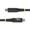 StarTech.com 2 m USB4 laidas, 20 Gbps, USB-IF sertifikuotas USB-C, 240 W PD EPR, 4K 120 Hz DP 1.4, TPE apvalkalas, juodas