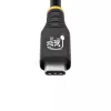 StarTech.com 2 m USB4 laidas, 20 Gbps, USB-IF sertifikuotas USB-C, 240 W PD EPR, 4K 120 Hz DP 1.4, TPE apvalkalas, juodas