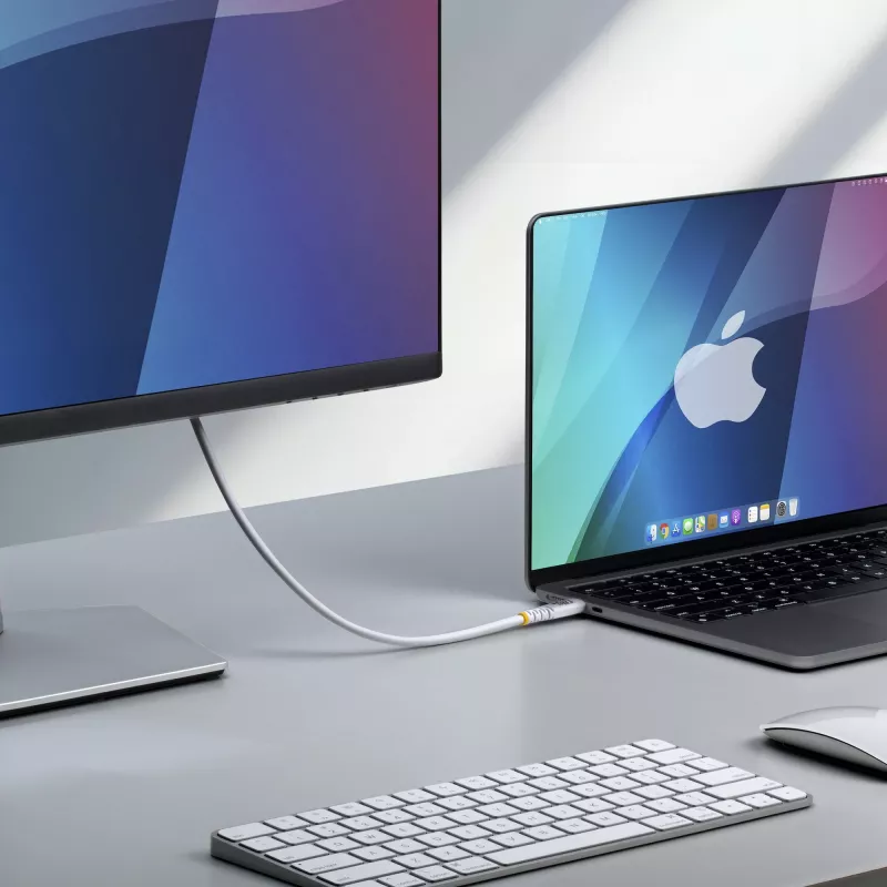 StarTech.com 2 m USB4 laidas, 20 Gbps, USB-IF sertifikuotas USB-C, 240 W PD EPR, 4K 120 Hz DP 1.4, TPE apvalkalas, juodas