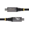 StarTech.com 1m USB4 laidas, 80Gbps, USB-IF sertifikuotas USB-C laidas, 240W PD, 8K 120Hz/4K 240Hz DP2.1 DP80, TPE apvalkalas, suderinamas su Thunderbolt 4 - juodas USB-C laidas