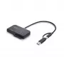 StarTech.com USB-C/USB-A prie M.2 NVMe ir 2,5 col./3,5 col. SATA adapteris, 10Gbps, be įrankių, išorinis SSD/HDD skaitytuvas, B+M/M-Key