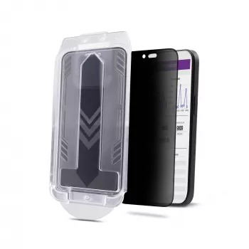 StarTech.com 4 krypčių 360 privatumo ekranas, skirtas iPhone 16 Pro, palaiko portreto / kraštovaizdžio orientaciją, liečiamas, grūdintas stiklas, 4 krypčių filtras, TAA