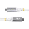 StarTech.com USB4 kabelis 1m, 80Gbps, USB-IF sertifikuotas USB-C, 240W PD, 8K 120Hz/4K 240Hz DP2.1, TPE apvalkalas, suderinamas su Thunderbolt 4 - baltas
