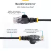 StarTech.com 25 cm raudonas plonas CAT6 Ethernet kabelis, be užkablių, 100W PoE, UTP, LSZH, 28AWG gryna vario viela, plonas RJ45 tinklo jungiamasis laidas su įtempimo mažinimu, individualiai išbandytas