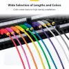 StarTech.com 25 cm raudonas plonas CAT6 Ethernet kabelis, be užkablių, 100W PoE, UTP, LSZH, 28AWG gryna vario viela, plonas RJ45 tinklo jungiamasis laidas su įtempimo mažinimu, individualiai išbandytas