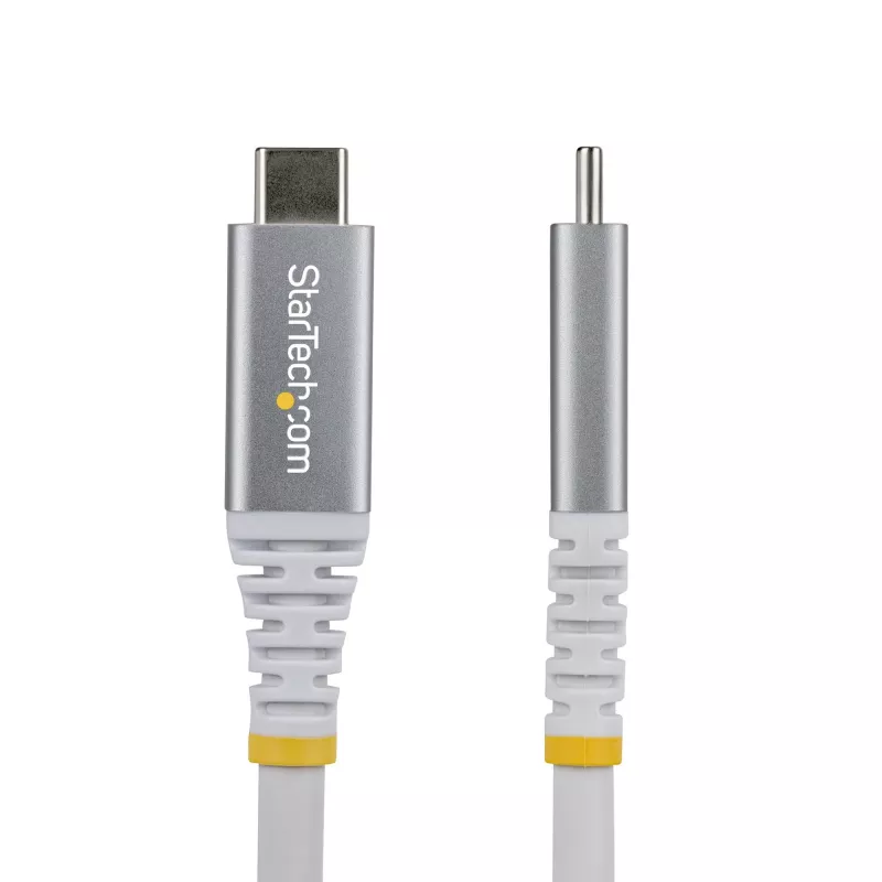 StarTech.com USB4 laidas 3m (10ft), 20Gbps, USB-IF sertifikuotas USB-C, 60W PD, 4K 120Hz DP 1.4, TPE apvalkalas, baltas
