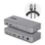 StarTech.com USB-C stotelė dviems monitoriams, DisplayPort, 4K 60Hz, 100W įkrovimas, 1GbE, be tvarkyklių, skirta Windows