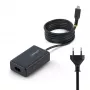 StarTech.com 65W USB-C nešiojamojo kompiuterio įkroviklis, 1,5 m integruotas USB-C kabelis, maitinimo adapteris, tinkamas Dell, XPS, HP ProBook, MacBook Pro, Microsoft Surface Pro