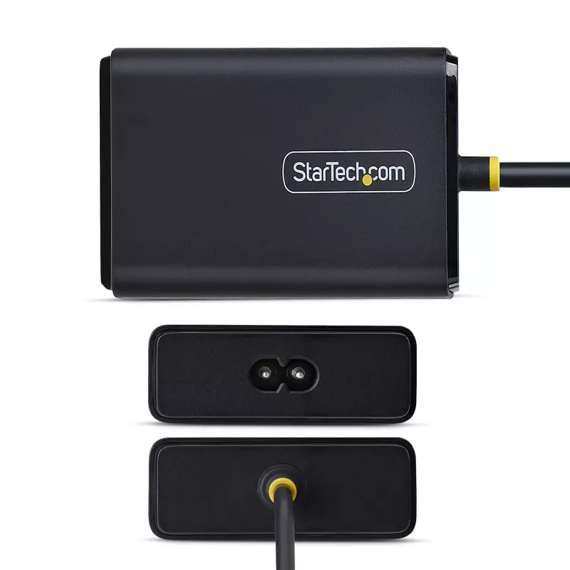 StarTech.com 100W USB-C nešiojamojo kompiuterio įkroviklis su 1,5 m USB-C kabeliu, maitinimo adapteris, tinka Dell, XPS, HP ProBook, MacBook Pro, Microsoft Surface Pro