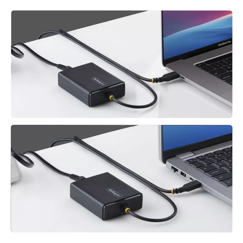 StarTech.com 100W USB-C nešiojamojo kompiuterio įkroviklis su 1,5 m USB-C kabeliu, maitinimo adapteris, tinka Dell, XPS, HP ProBook, MacBook Pro, Microsoft Surface Pro
