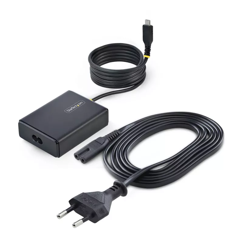 StarTech.com 100W USB-C nešiojamojo kompiuterio įkroviklis su 1,5 m USB-C kabeliu, maitinimo adapteris, tinka Dell, XPS, HP ProBook, MacBook Pro, Microsoft Surface Pro