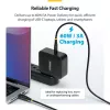 StarTech.com 2m (6ft) USB-C įkrovimo laidas, 60W (3A) PD, dviejų sluoksnių pintas nailono/TPE apvalkalas, tvirtas USB C įkrovimo laidas, USB 2.0 nešiojamojo kompiuterio įkroviklio laidas
